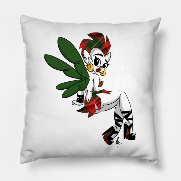 Fairy Punk Pillow by nocturnallygeekyme