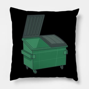 Dumpster Rubbish Bin Pillow