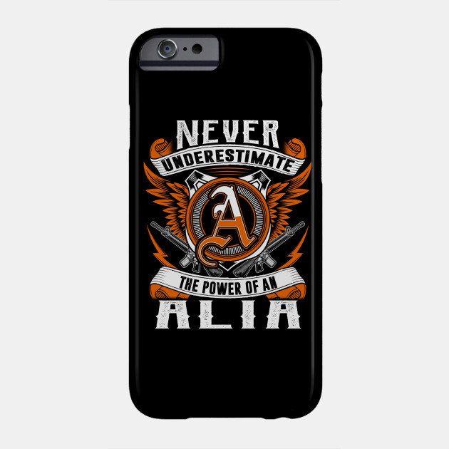 Never Underestimate The Power of Alia Hoodie Black