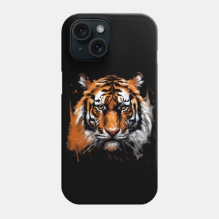 Colorful Tiger Head Phone Case