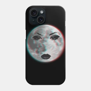 The Lady in the Moon Phone Case