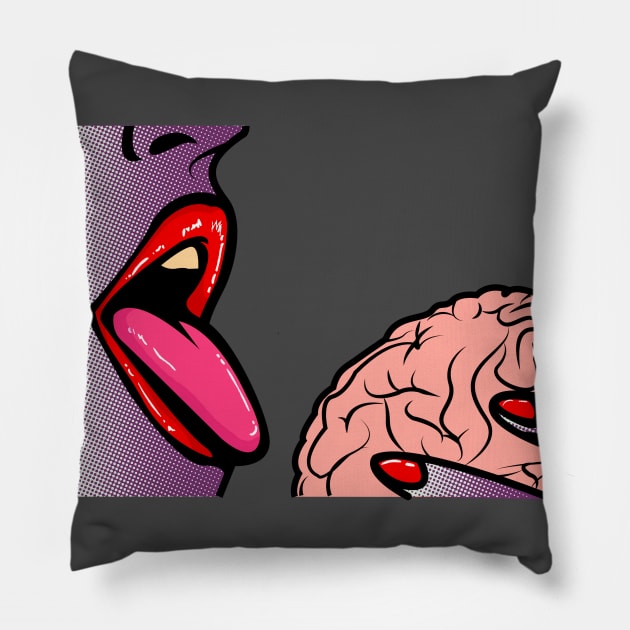 knowledge is power... Pillow by SIMPLICITEE