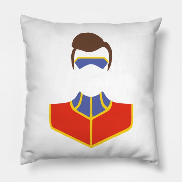 Captain Man Silhouette Pillow by Linneke