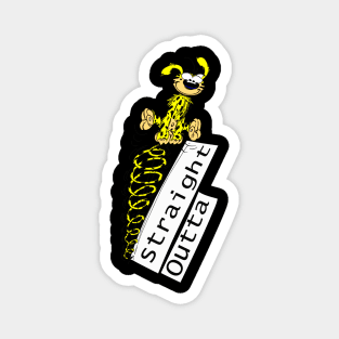 straight outta marsupilami houbah Magnet