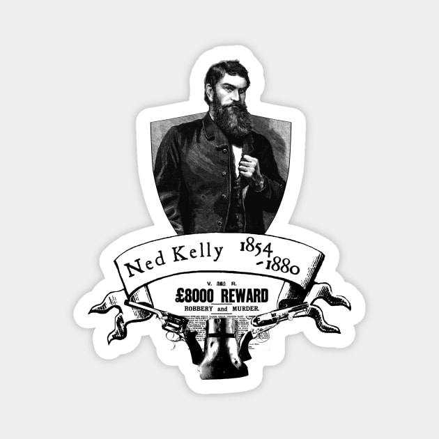 Ned Kelly Outlaw Magnet by Australian_Bushranging