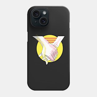 Holding Hands Tshirt Design Phone Case