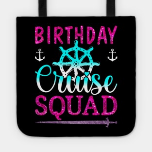 Birthday Cruise Squad King Crown Sword Cruise Boat Party Tote