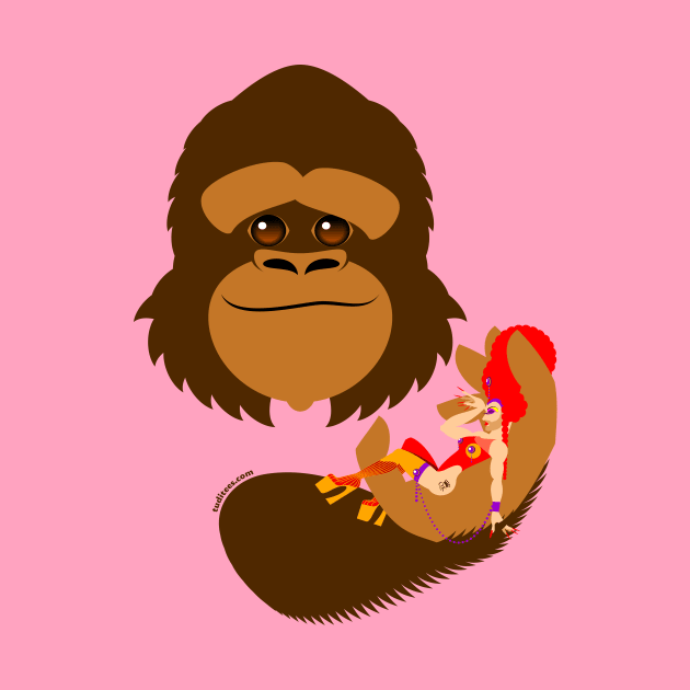 Queen & Kong by tuditees