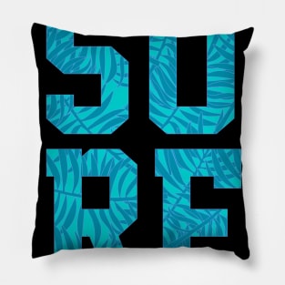 Blue Surf Logo Pillow