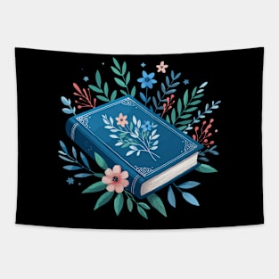 Floral Book Tapestry