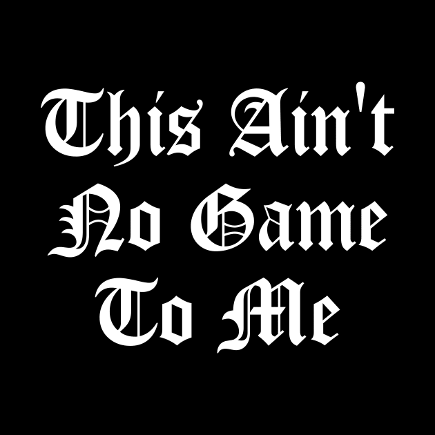 This Ain't No Game To Me by Indie Pop