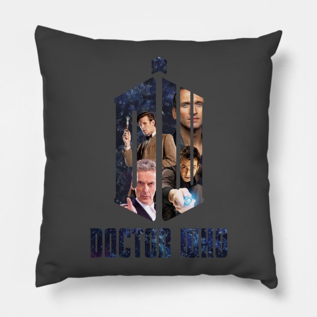 Doctor"s" Who Pillow by Senjihan