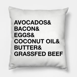 ALL THE KETO THINGS! Pillow