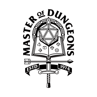 Dungeon Master Master of Dungeons and Dragons T-Shirt