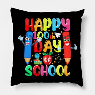 Happy 100Th Day Of School Student Teacher Women Kids Pillow