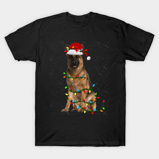 german shepherd christmas sweatshirt