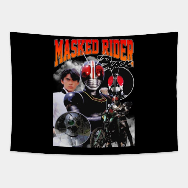 masked rider black Tapestry by 10thstreet