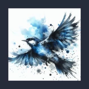 Bluebird In Flight T-Shirt