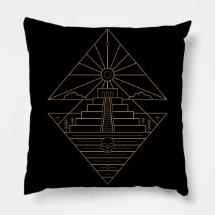 The Sun Temple Pillow