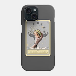 The Cheeseburger Tarot Card, Hamburger Lover Phone Case