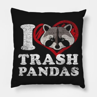 Trash Panda Zookeeper Animal Love Racoon Pillow