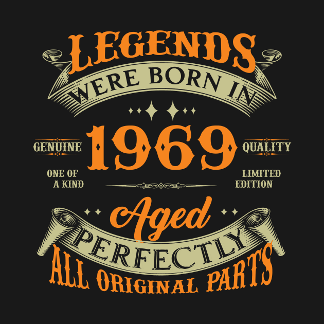 55th Birthday Legends Born In 1969 by Kontjo