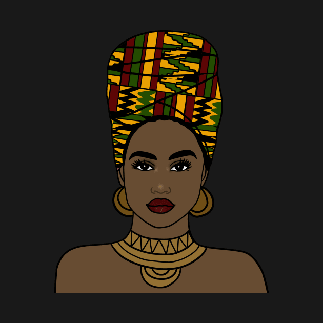 Black Queen Black Woman Black Girl Magic Black History Month Gift by JackLord Designs 