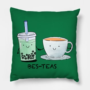 Best - teas - green Pillow