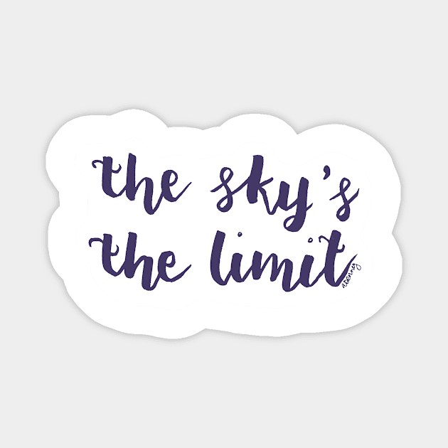 Sky's the Limit Magnet by amandadenneyart