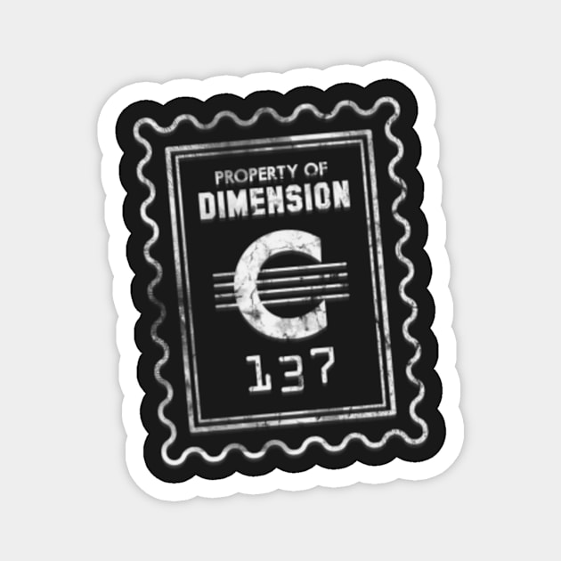 Property of Dimension C-137 Magnet by Malupali