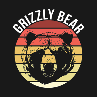 Retro Grizzly Bear - Grizzly Bear T-Shirt