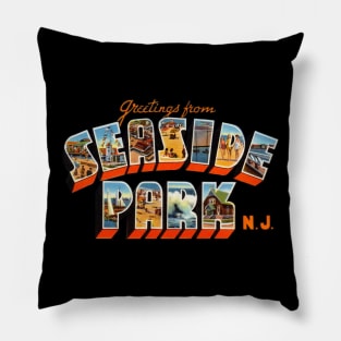 Greetings from Seaside Park Pillow