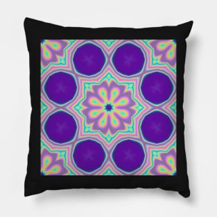 Violet Kaleidoscope Pillow