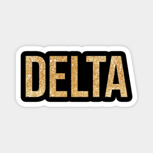 Gold Delta Magnet