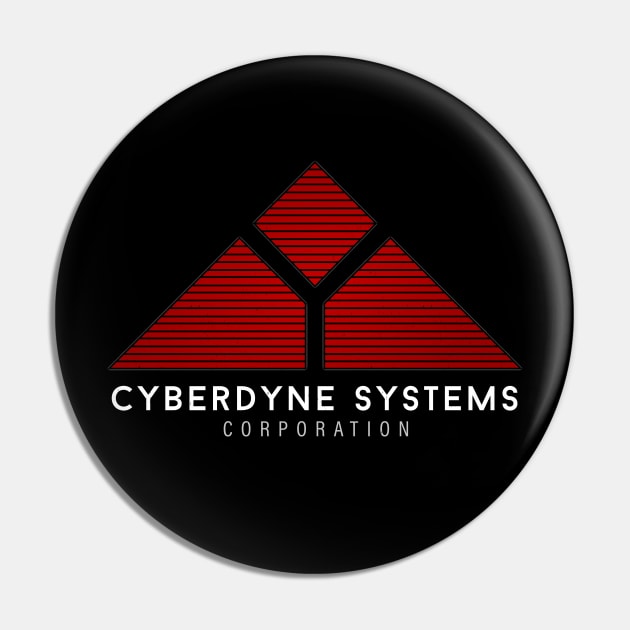 Cyberdyne Systems Corporation - vintage logo Pin by BodinStreet