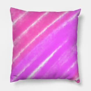 Pink red watercolor handpainted abstract texture Pillow