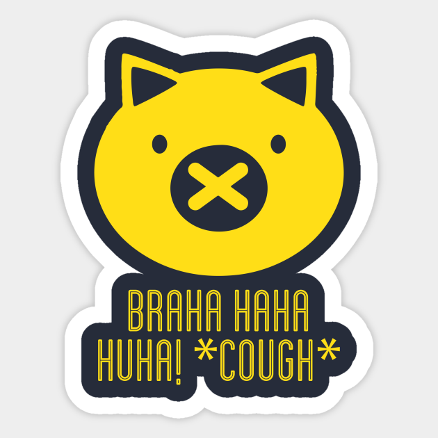 Roadhog Braha Haha Cough Logo Overwatch Overwatch Autocollant Teepublic Fr Created by deleteda community for 4 years. roadhog braha haha cough logo overwatch