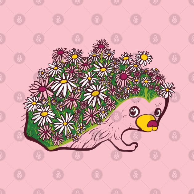 Floral hedgehog by Mimie20