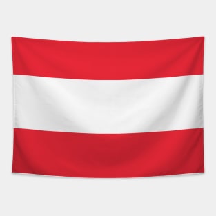 Austrian Flag in its Official Colors Tapestry