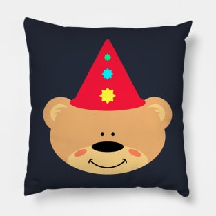 Teddy bear clown Pillow