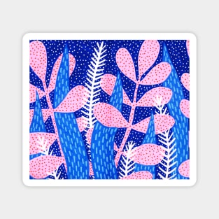 Blue pink oshu Magnet