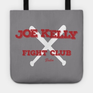Vintage Distressed Red Tee Joe Kelly Fight Club Shirt for Boston Fans Tote