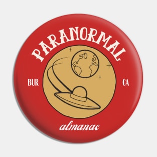 paranormal almanac BURBANK Pin