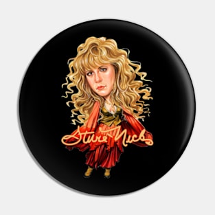 Stevie Nicks Caricature Style Pin