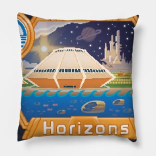 Horizons Pixel Art Pillow