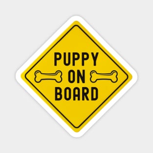 Dog On Board Puppy Bumper Magnet