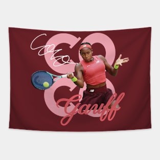 Coco Gauff Tapestry