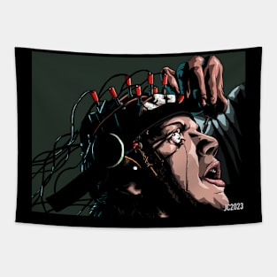 A Clockwork Orange "The Healthy Alternative" Alex DeLarge portrait (digital) Tapestry