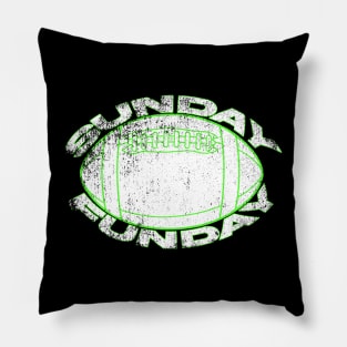 Sunday Funday Football Sports Pillow