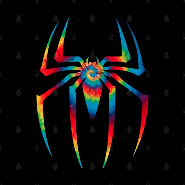 Tie Dyed Spider by Muzehack